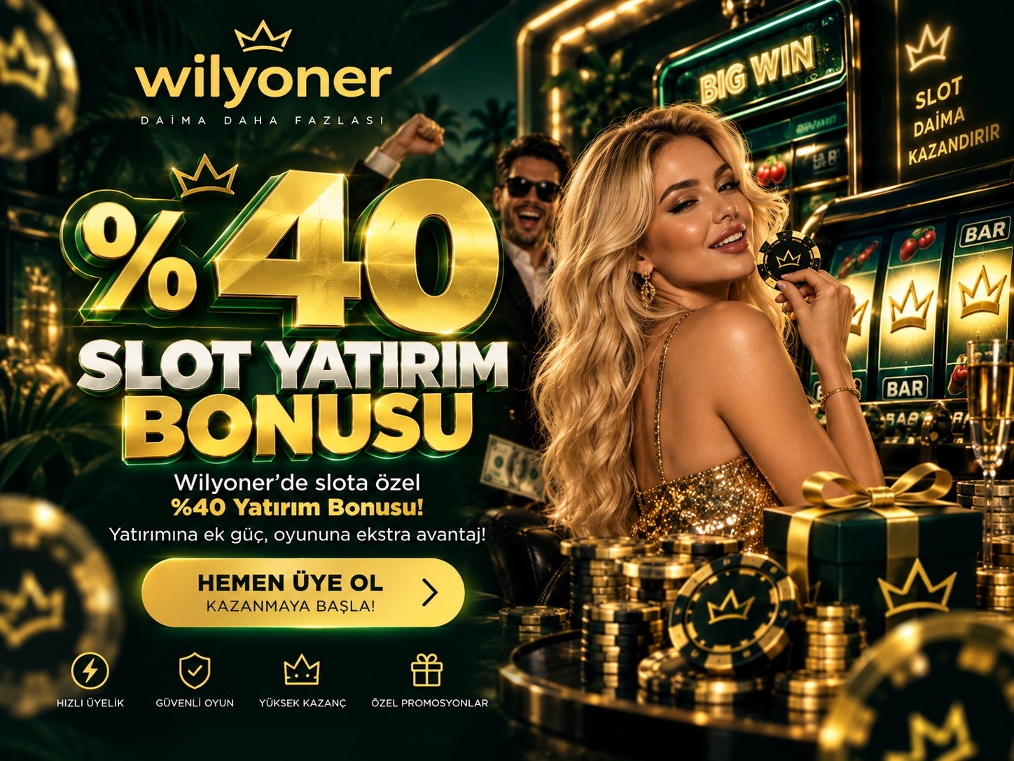 %40 SLOT YATIRIM BONUSU
