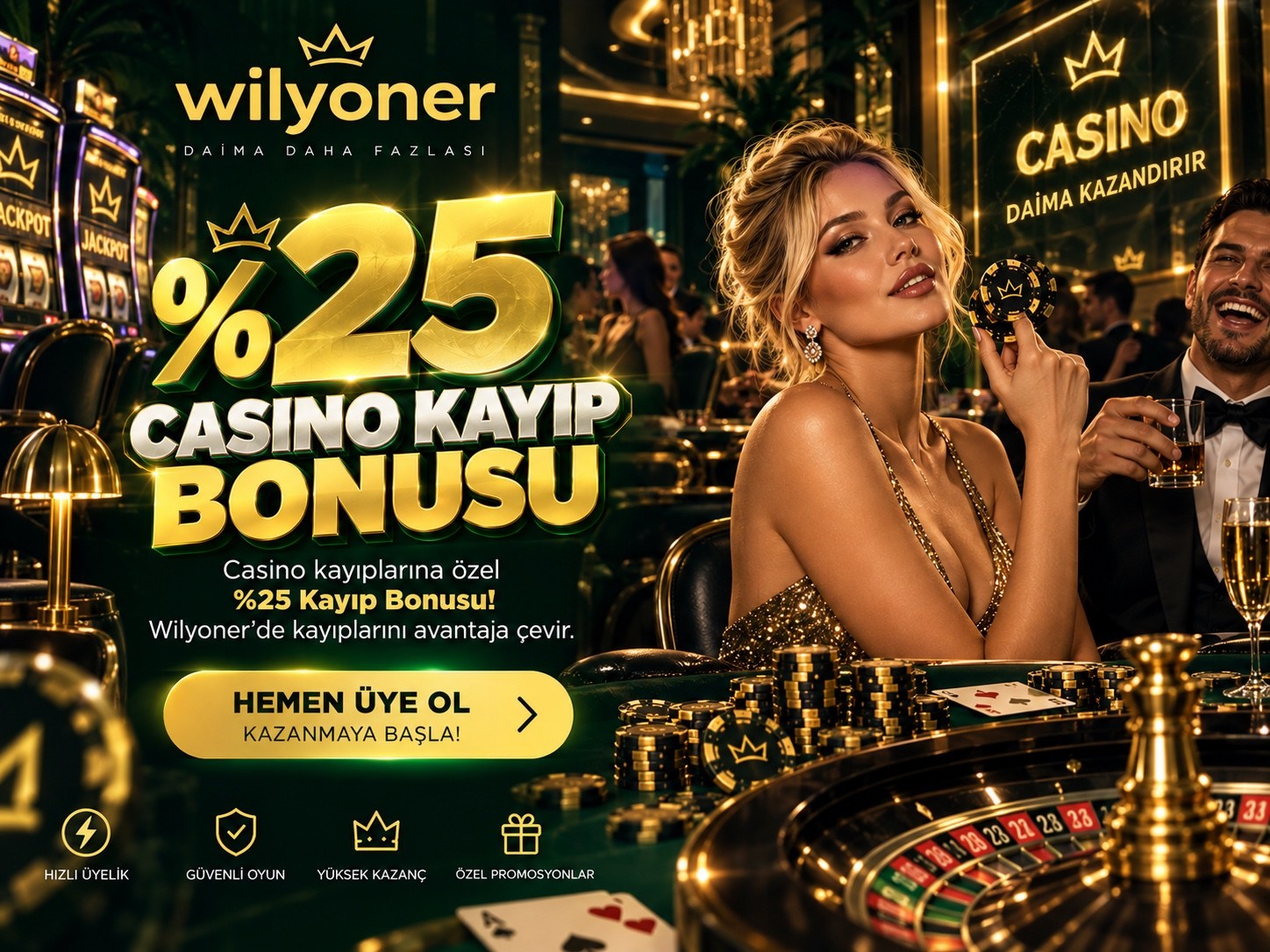 %25 CASİNO KAYIP BONUSU