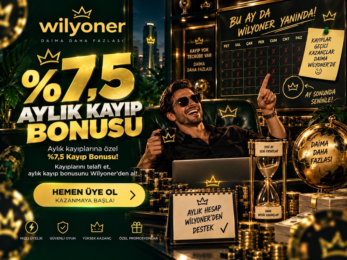 %7,5 AYLIK KAYIP BONUSU